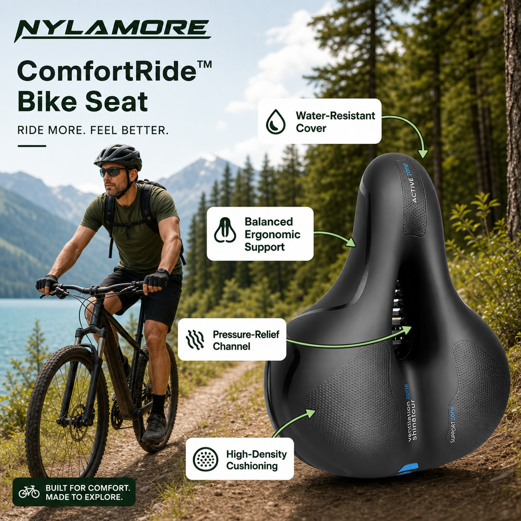 Nylamore ComfortRide™ Bike Seat
