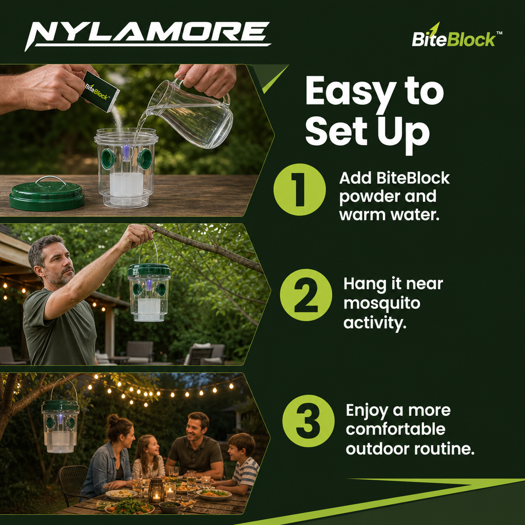 Nylamore BiteBlock™ Mosquito Trap