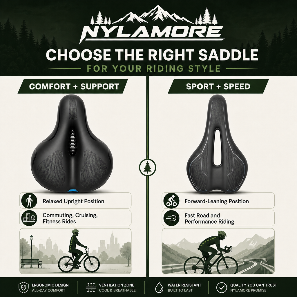 Nylamore ComfortRide™ Bike Seat